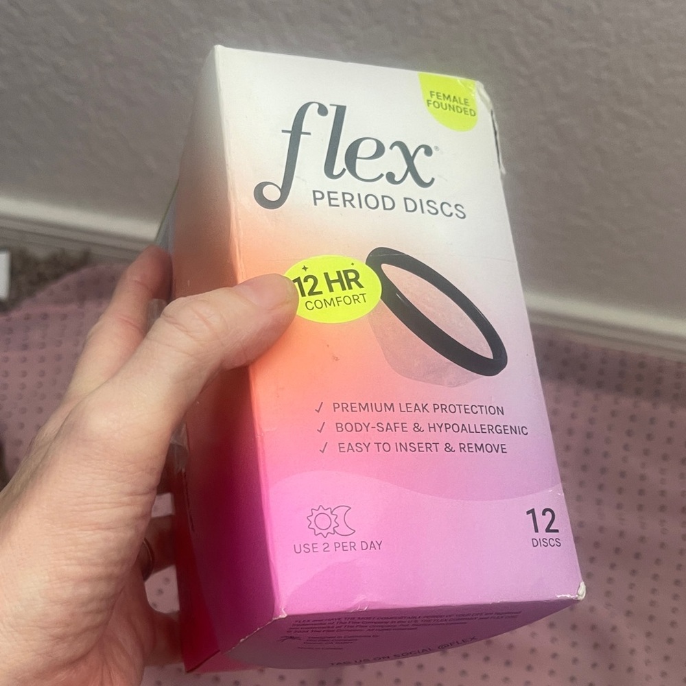 Flex super easy use & environmentally friendly/money, saving. 9 periods discs